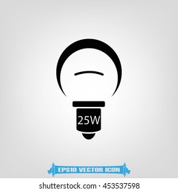 Lamp icon vector illustration EPS 10.