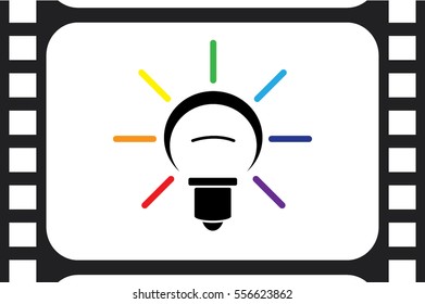 Lamp icon vector illustration EPS 10.