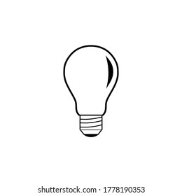 lamp icon vector illustration logo template
