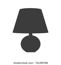 lamp icon Vector Illustration on the white background.