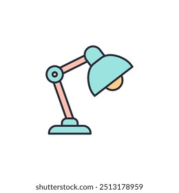 lamp icon vector illustration. lamp symbol isolated on white background