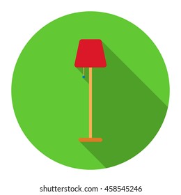 Lamp icon of vector illustration for web and mobile design