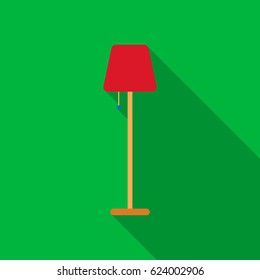 Lamp icon of vector illustration for web and mobile