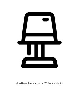 lamp icon. vector line icon for your website, mobile, presentation, and logo design.