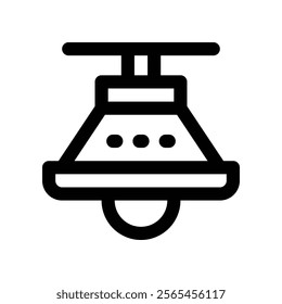 lamp icon. vector line icon for your website, mobile, presentation, and logo design.