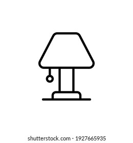 Lamp icon in vector. Logotype