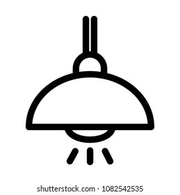 lamp icon vector pictogram mark symbol