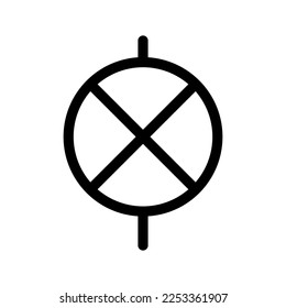 Lamp Icon Vector Symbol Design Illustration