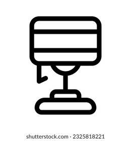 Lamp Icon Vector Symbol Design Illustration