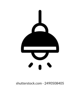 Lamp Icon Vector Symbol Design Illustration