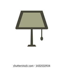 lamp icon vector, symbol illustration.