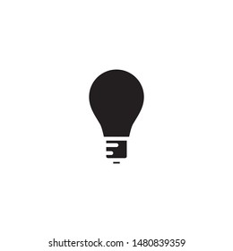 lamp icon vector symbol template