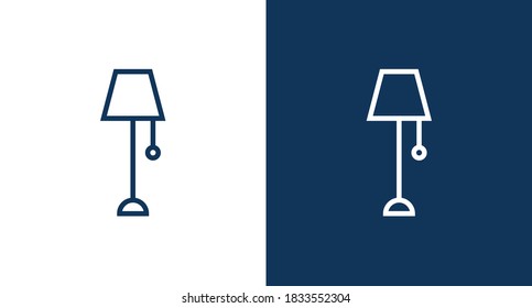 Icono de lámpara para web y móvil