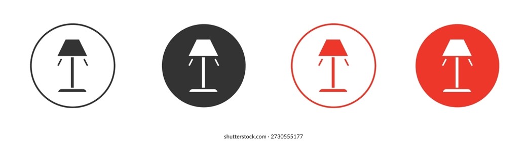 Icono de la lámpara. diseño de Vector de Web