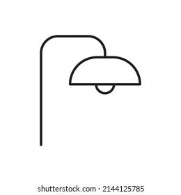 lamp icon for website, symbol, presentation 