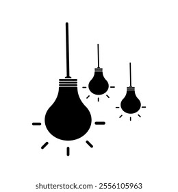 lamp icon.color editable on white background