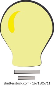 icono de lámpara para el trabajo de esbozo