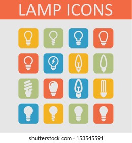 Lamp icons for app