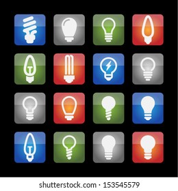 Lamp icons for web