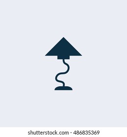 Lamp icon.Vector illustration