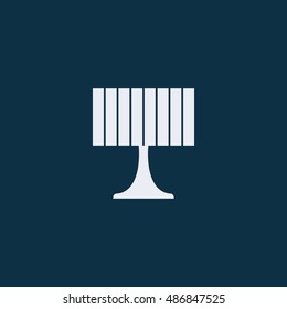 Lamp icon.Vector illustration