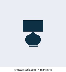 Lamp icon.Vector illustration