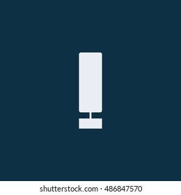 Lamp icon.Vector illustration