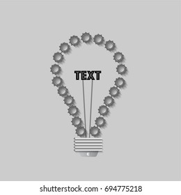 Lamp idea icon.