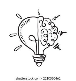 Lamp, idea icon, vector illutration