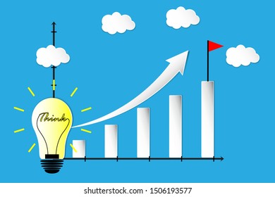 Lamp in idea, thinking and graph growth up