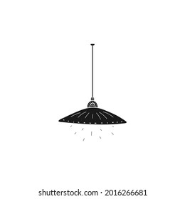 lamp illuminate decorative vector illustration