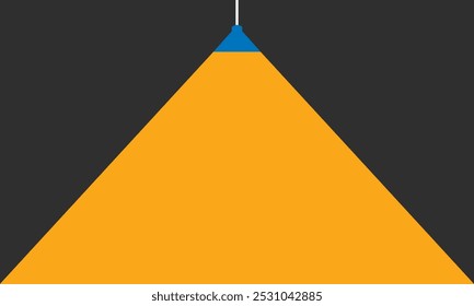 Lamp illumination icon in flat style. Spotlight vector illustration on isolated background. Floodlight energy sign business concept. business vector presentation.