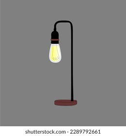 lamp illustration. lamp background  isolated 