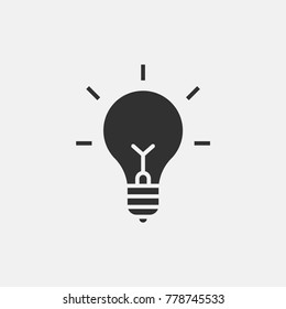 Lamp illustration isolated vector sign symbol