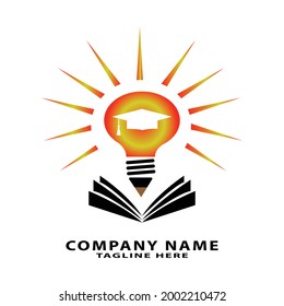 Vector de diseño del logotipo de la ilustración de la lámpara