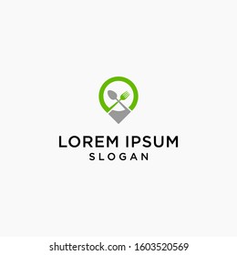 lamp inspiration logo icon premium