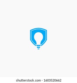 lamp inspiration logo icon premium