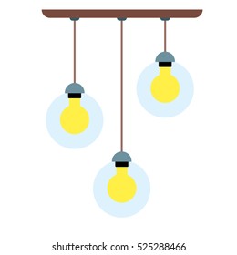Lamp interior energy furniture vector.