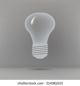 lamp isolated glowing icon vector