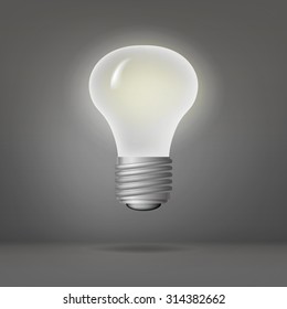 lamp isolated glowing icon vector