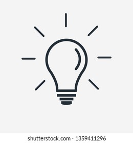 Lamp isolated on white background. Vector illustration EPS10