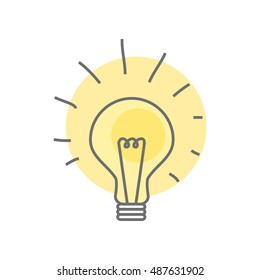 Lamp isolated on white background. Video marketing. Approaches, methods and measures to promote products and services based on video. Online video, internet technology and media social marketing