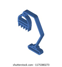 Lamp isometric left top view 3D icon