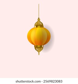 Lamp, lantern, light icon sign and symbol Islamic design vector illustration. Isolated on white background.