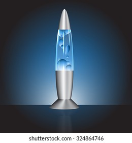 lamp lave blue