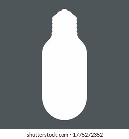 lamp light bulb electric quality vector illustration cut