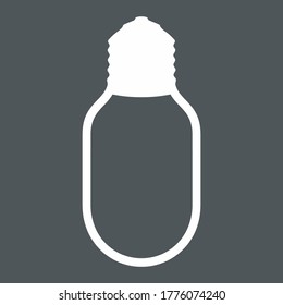 lamp light bulb electric quality vector illustration cut