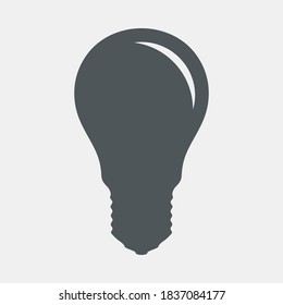 lamp light bulb electric quality vector illustration cut