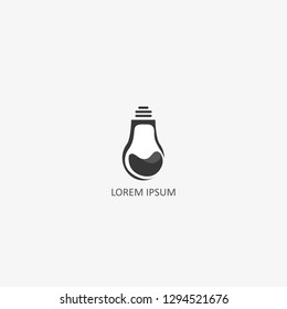 lamp light bulb logo icon graphic element 
