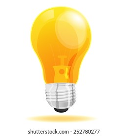 Lamp light icon cartoon vector